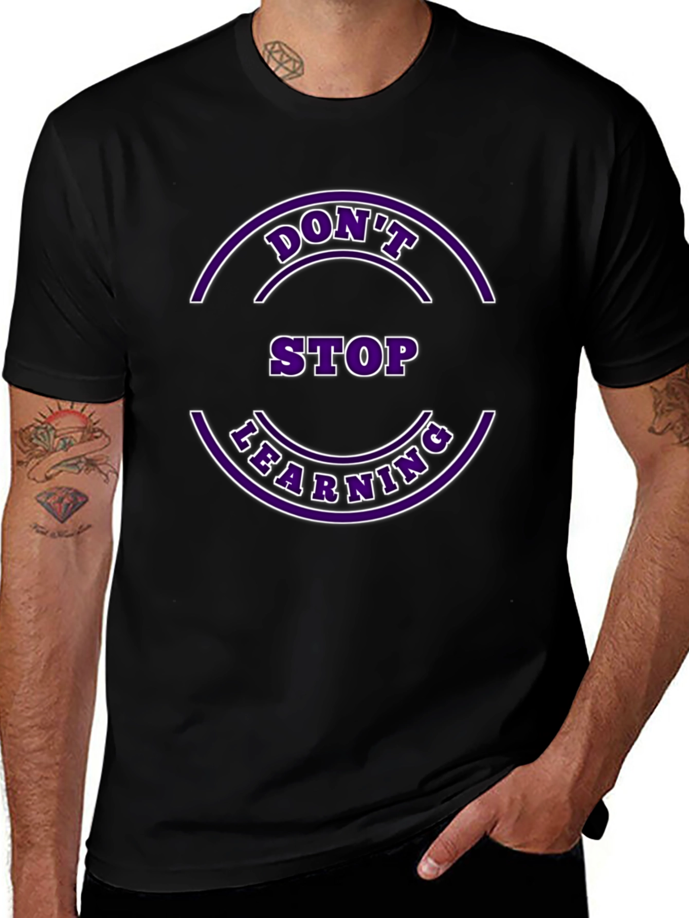 Dont Stop Learning Graphic Tee