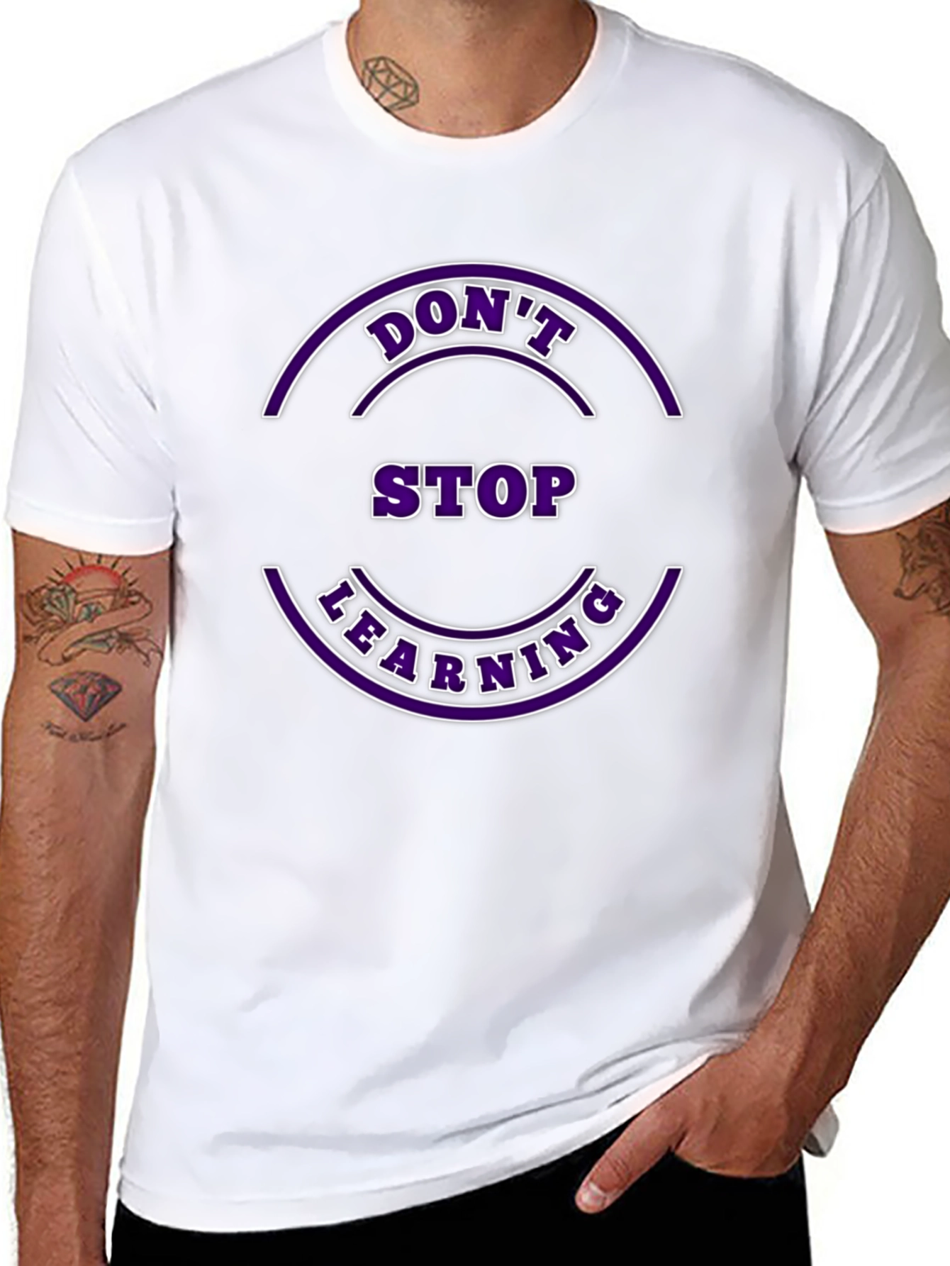 Dont Stop Learning Graphic Tee