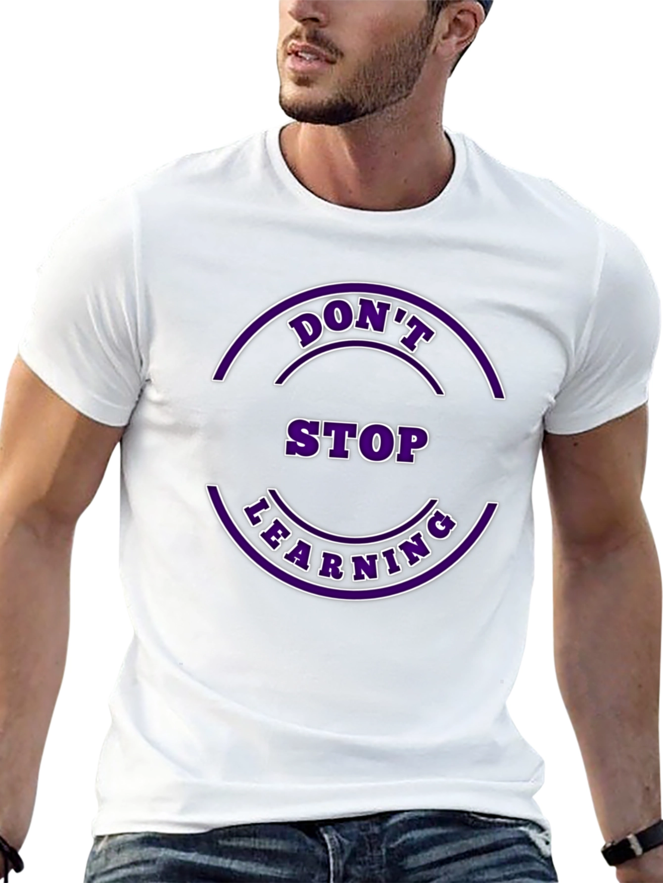 Dont Stop Learning Graphic Tee