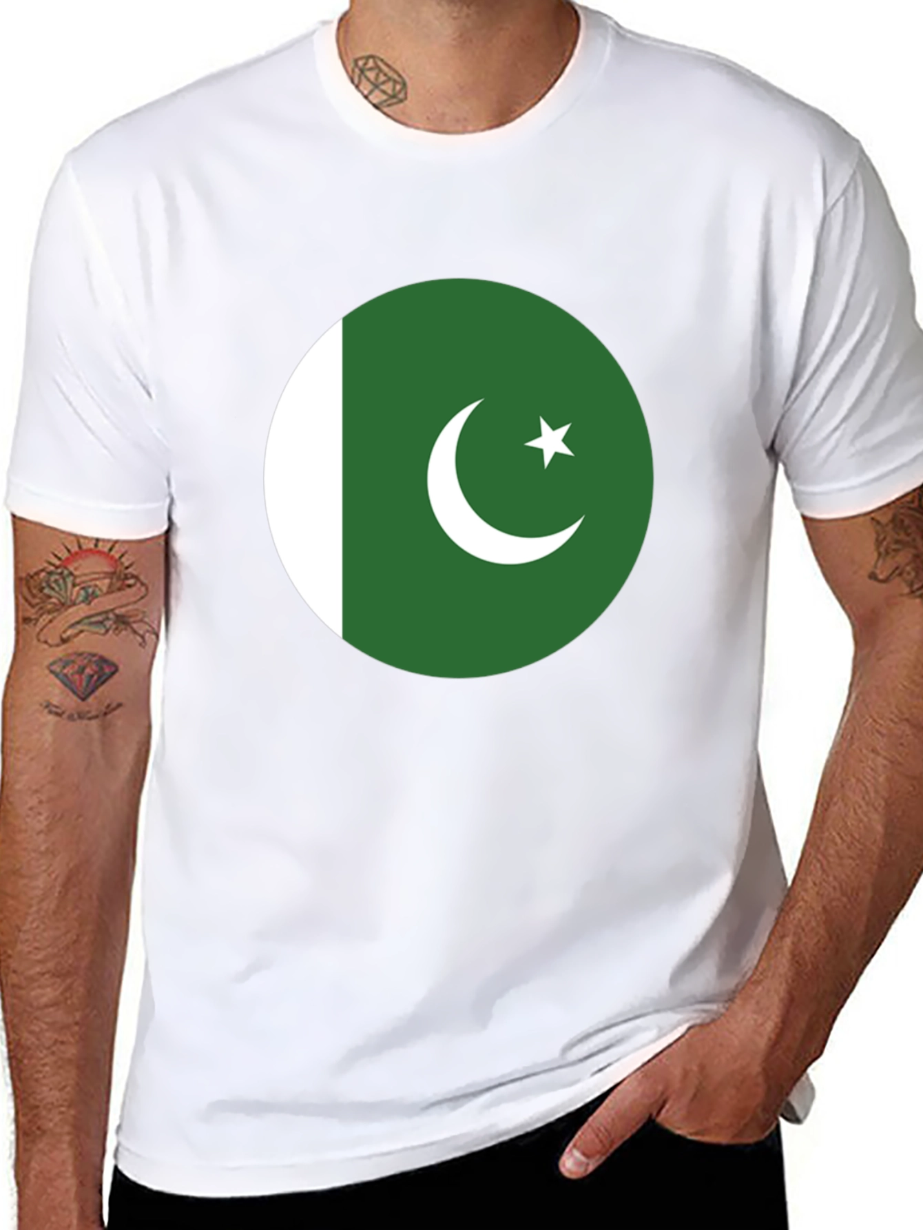 Pakistan Flag Graphic T-Shirt