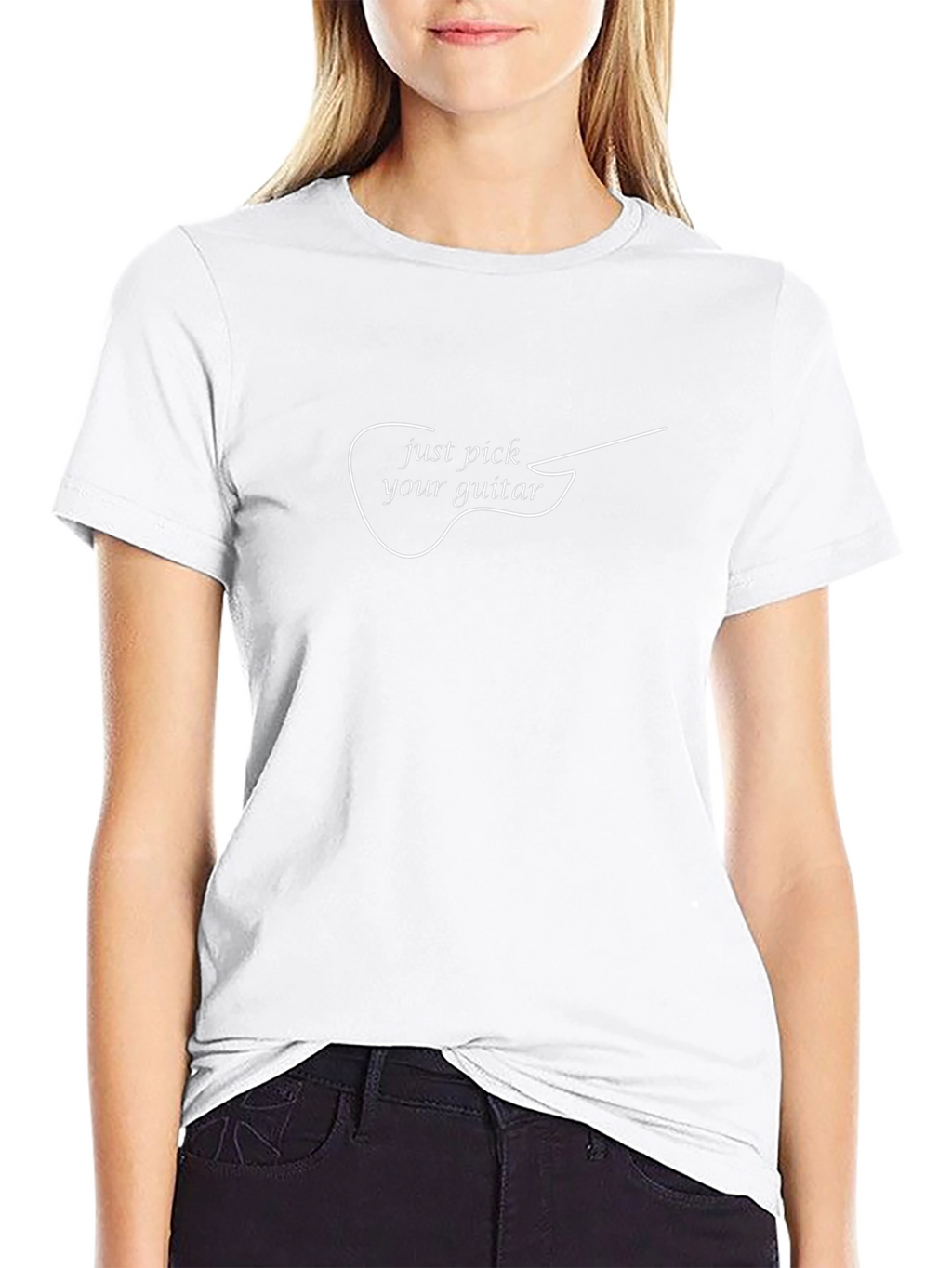 Just Pick Your Guitar Black T-Shirt