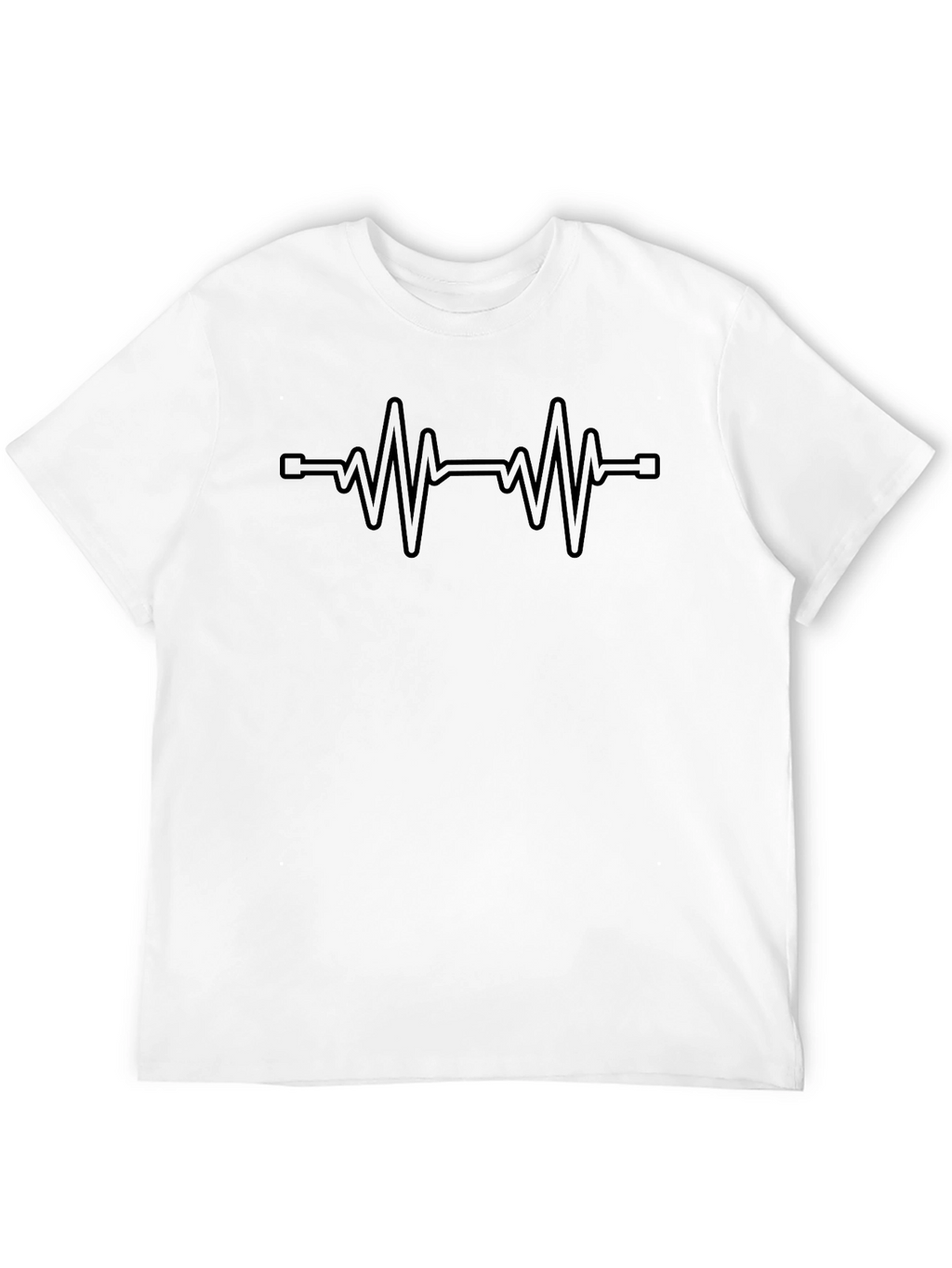 Heartbeat Pulse T-Shirt - Graphic Tee for Men