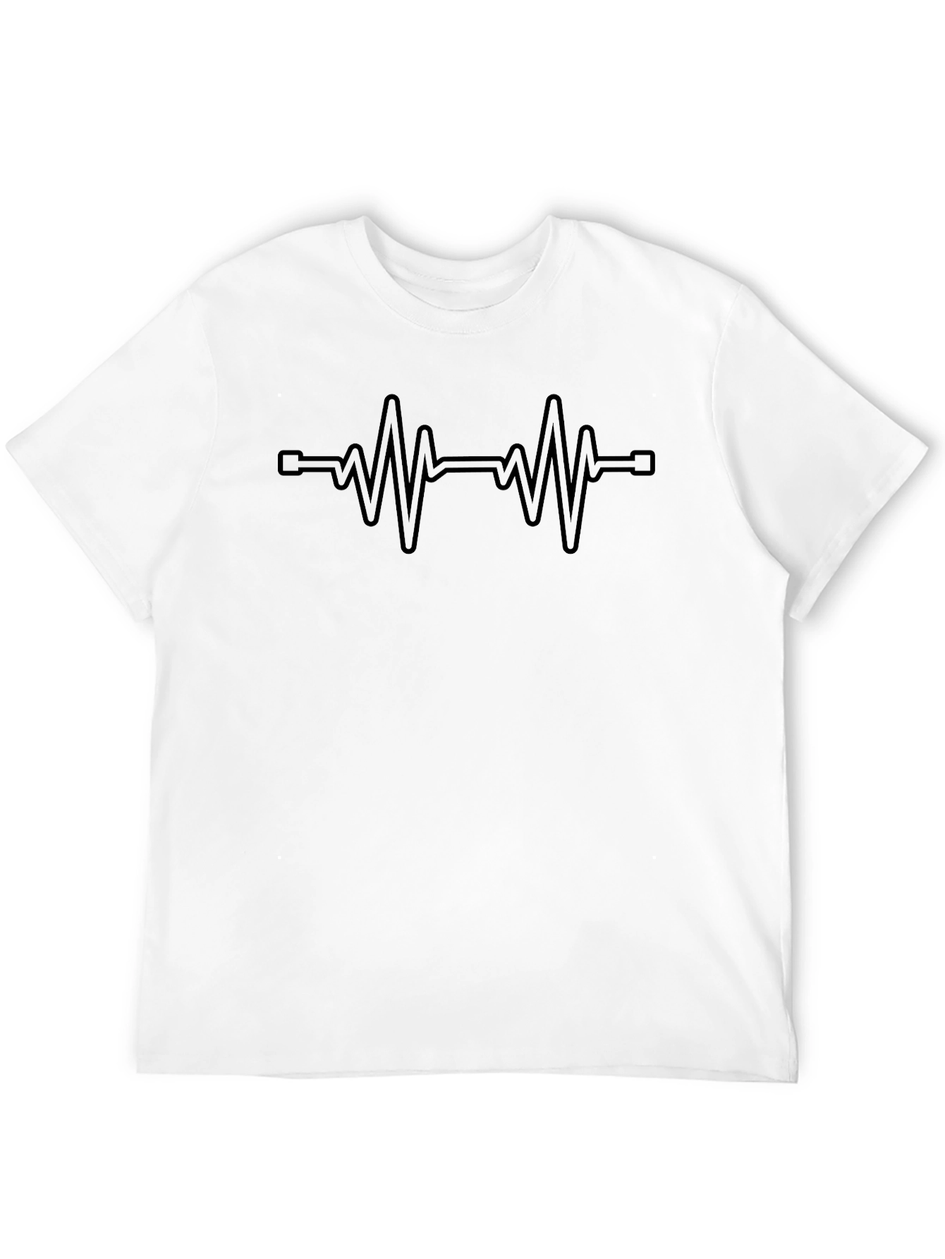 Heartbeat Pulse T-Shirt - Graphic Tee for Men