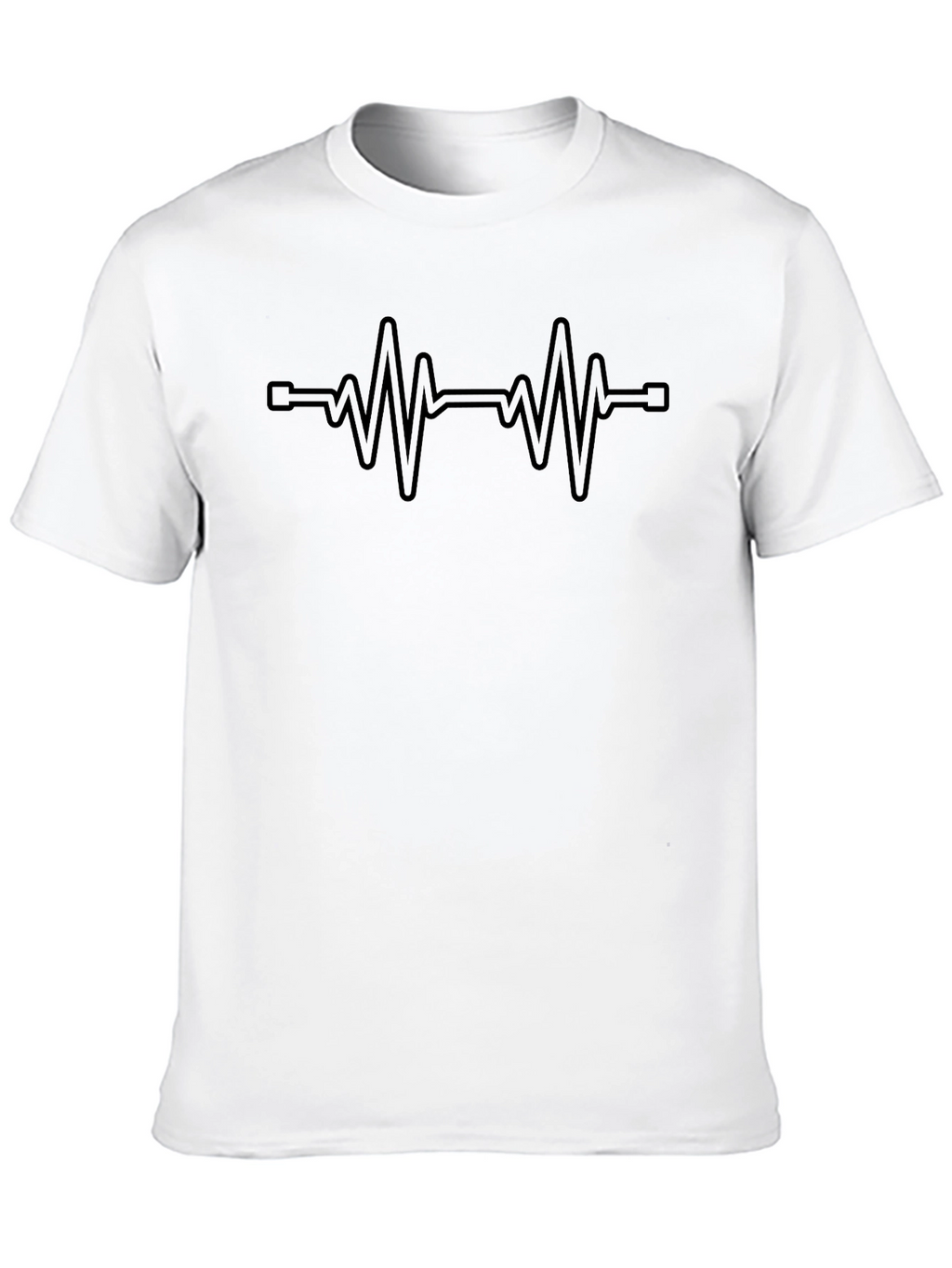 Heartbeat Pulse T-Shirt - Graphic Tee for Men
