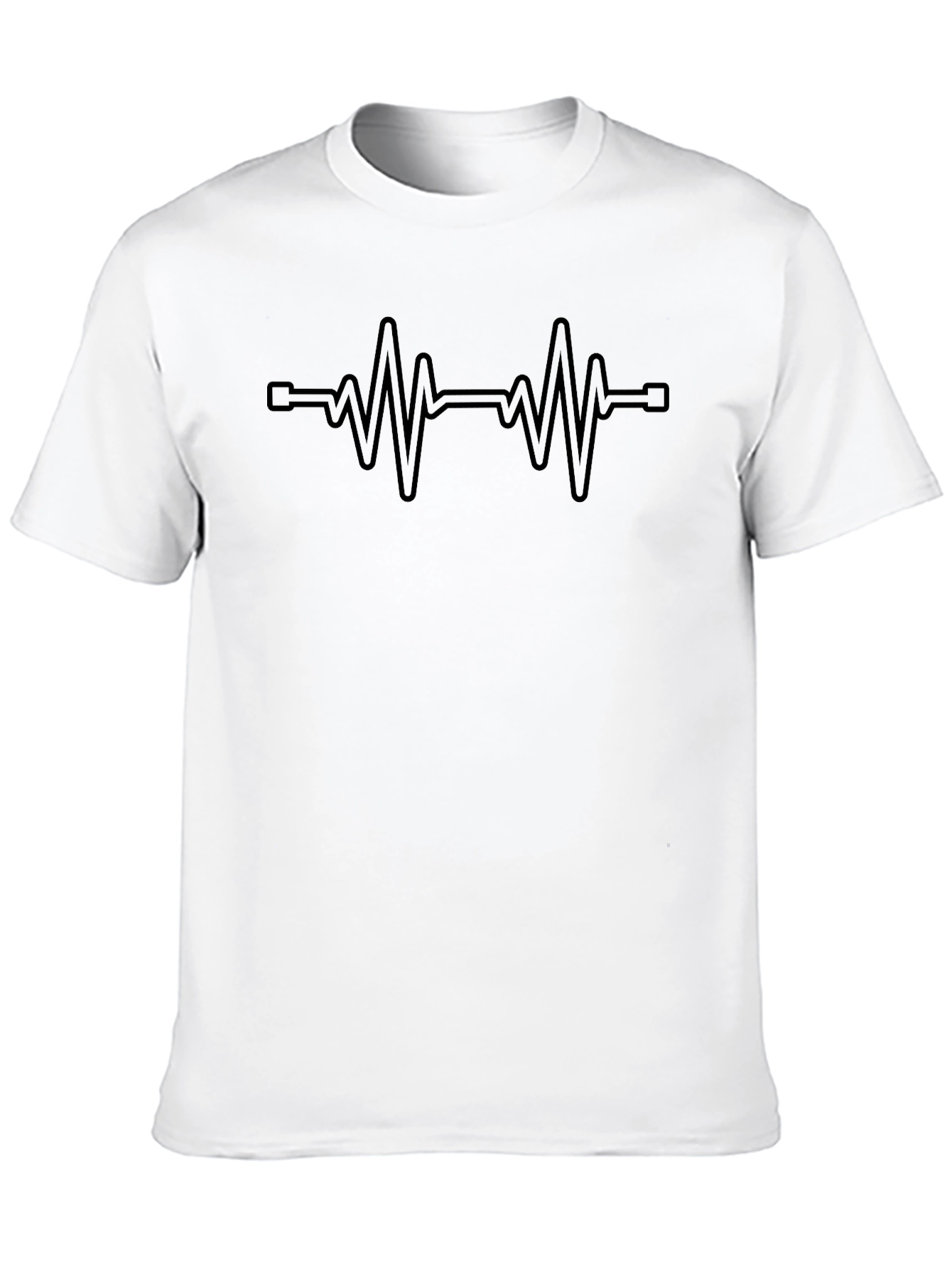 Heartbeat Pulse T-Shirt - Graphic Tee for Men