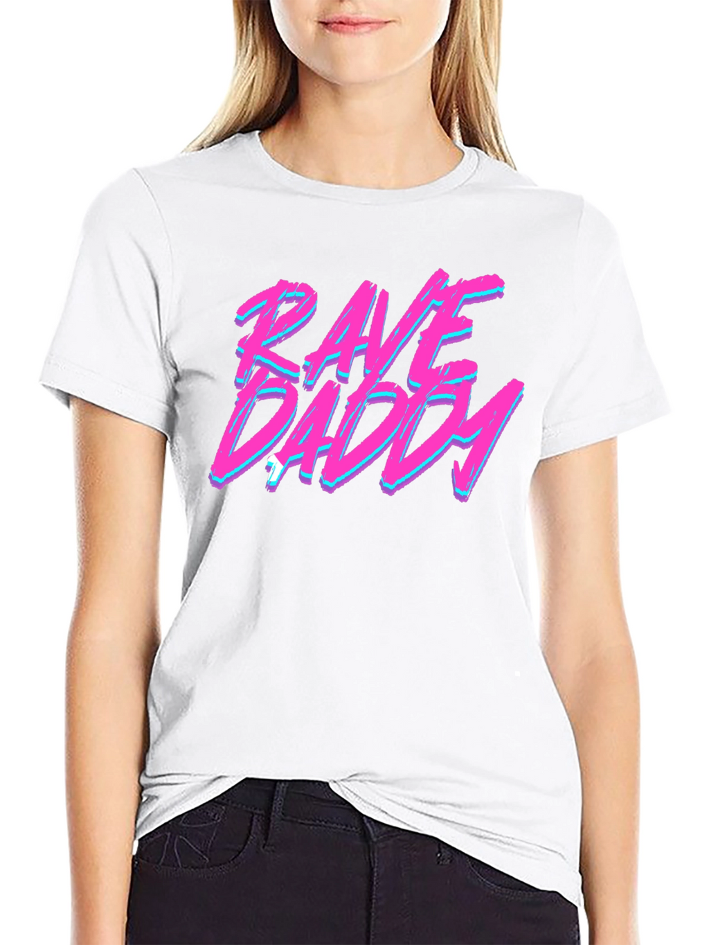 Rave Daddy Graphic T-Shirt - Black Cotton Tee