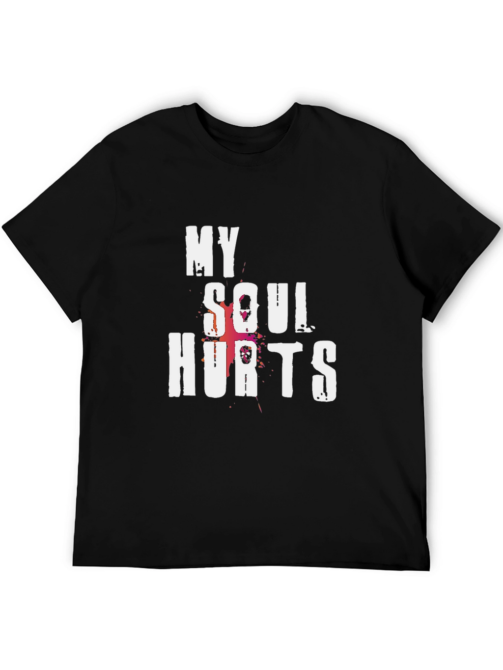 My Soul Hurts Graphic T-Shirt - Black