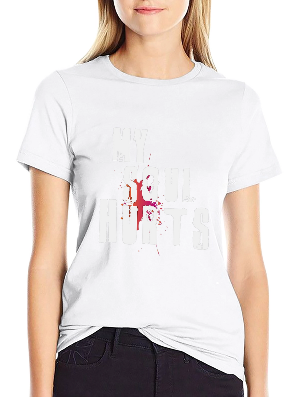 My Soul Hurts Graphic T-Shirt - Black