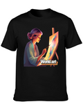 World Art Black T-Shirt