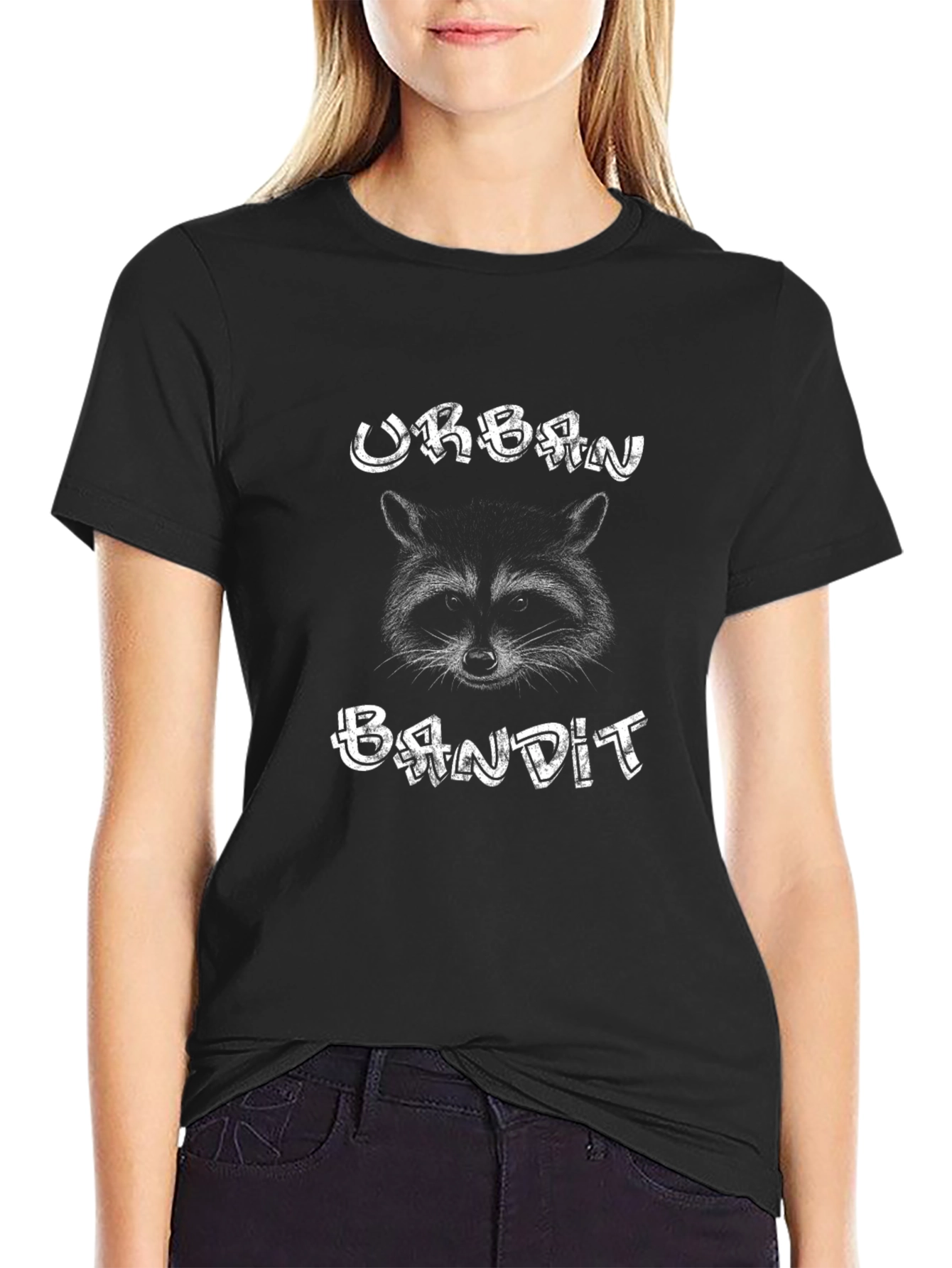 Urban Bandit Raccoon Graphic T-Shirt