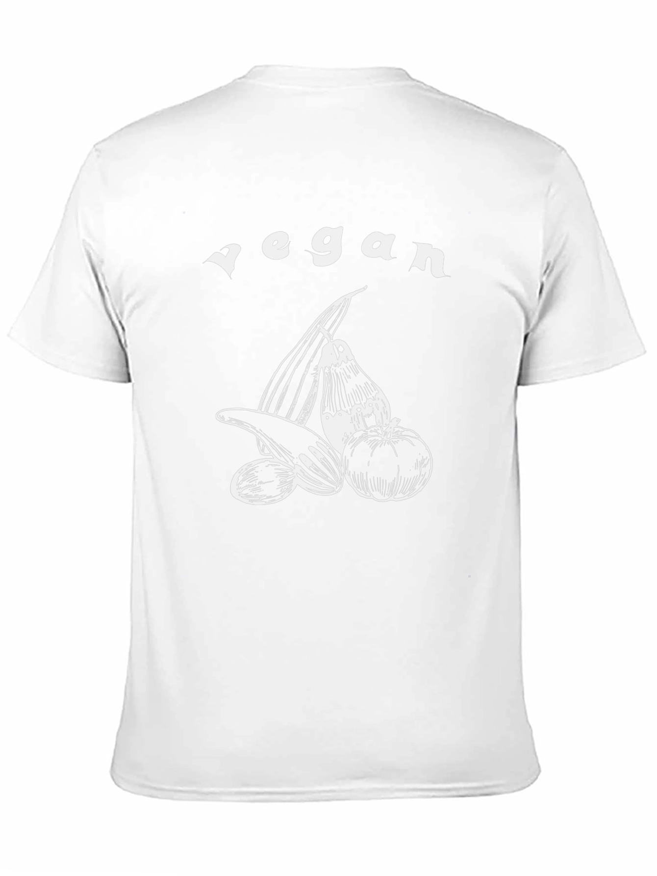 Vegan Graphic Tee - Black Unisex T-Shirt