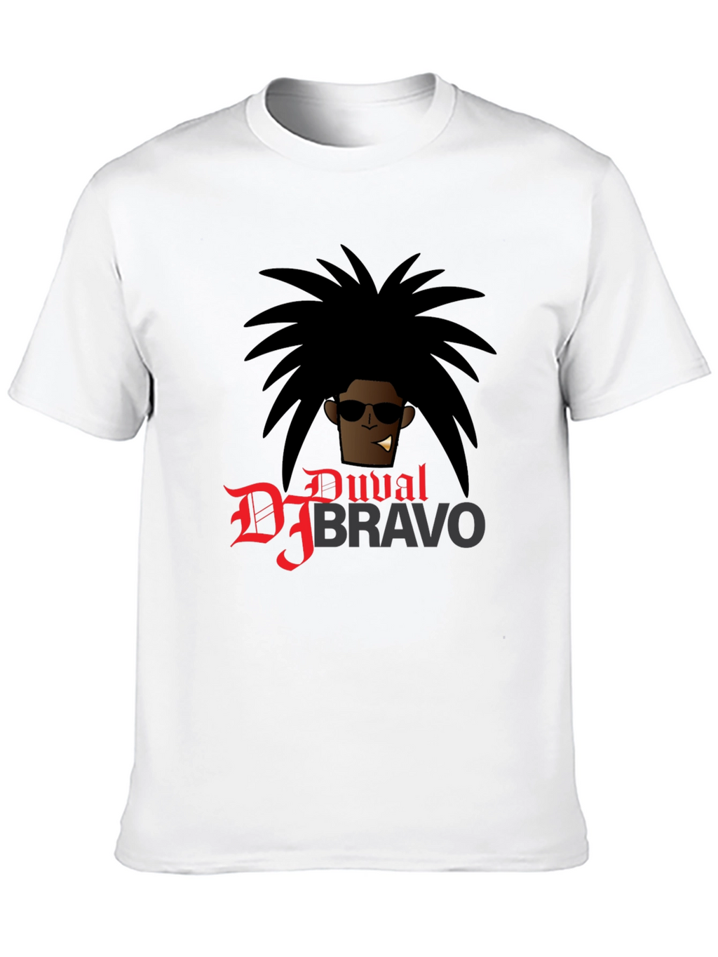DJ Bravo Graphic T-Shirt - Black Cotton Tee