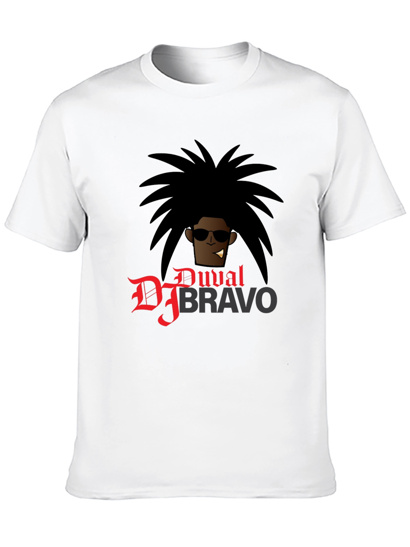 DJ Bravo Graphic T-Shirt - Black Cotton Tee