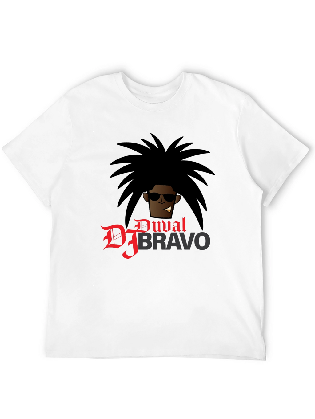 DJ Bravo Graphic T-Shirt - Black Cotton Tee