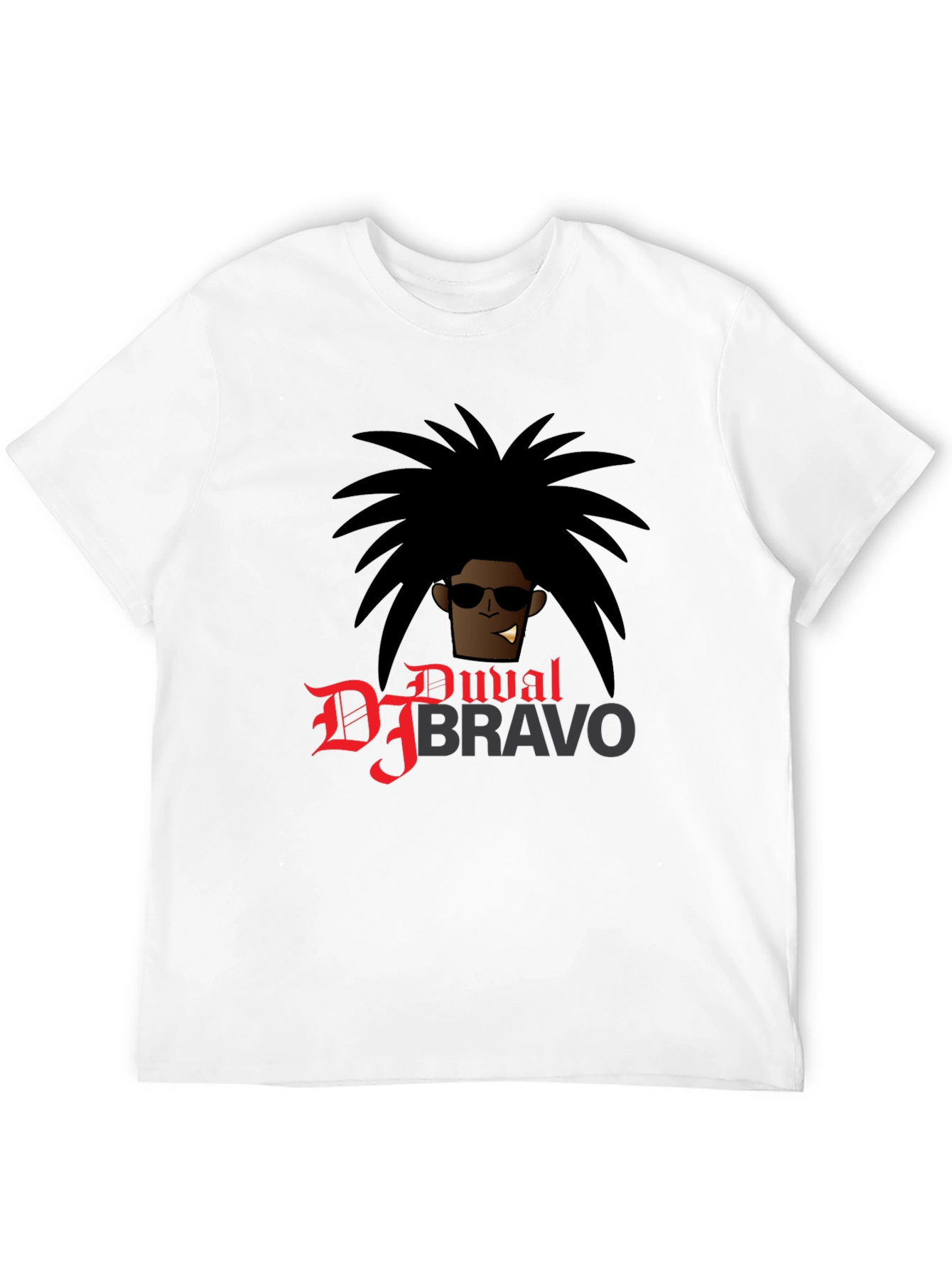 DJ Bravo Graphic T-Shirt - Black Cotton Tee