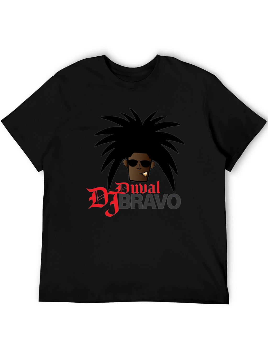 DJ Bravo Graphic T-Shirt - Black Cotton Tee