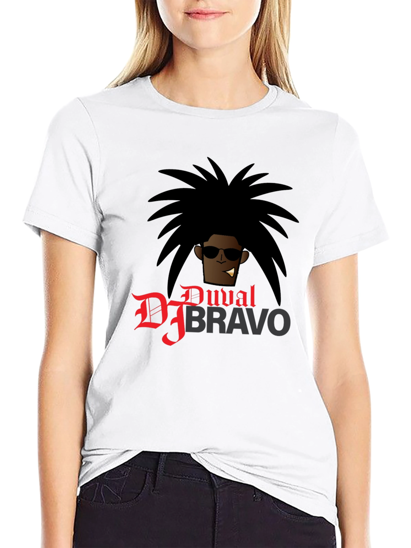 DJ Bravo Graphic T-Shirt - Black Cotton Tee