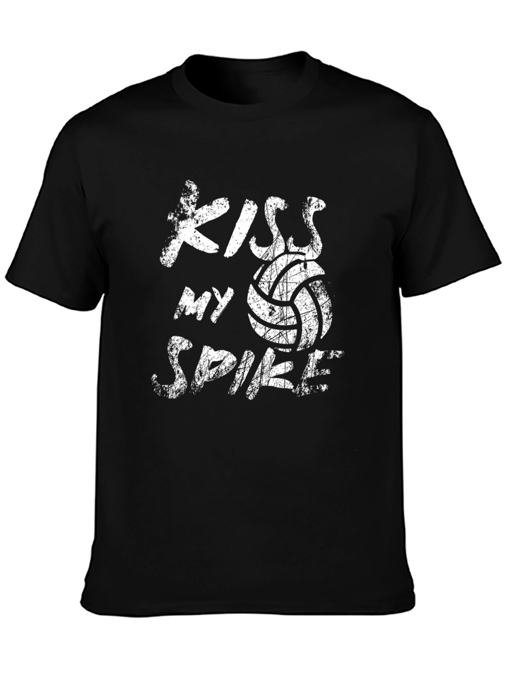 Kiss My Spike Volleyball Graphic Tee