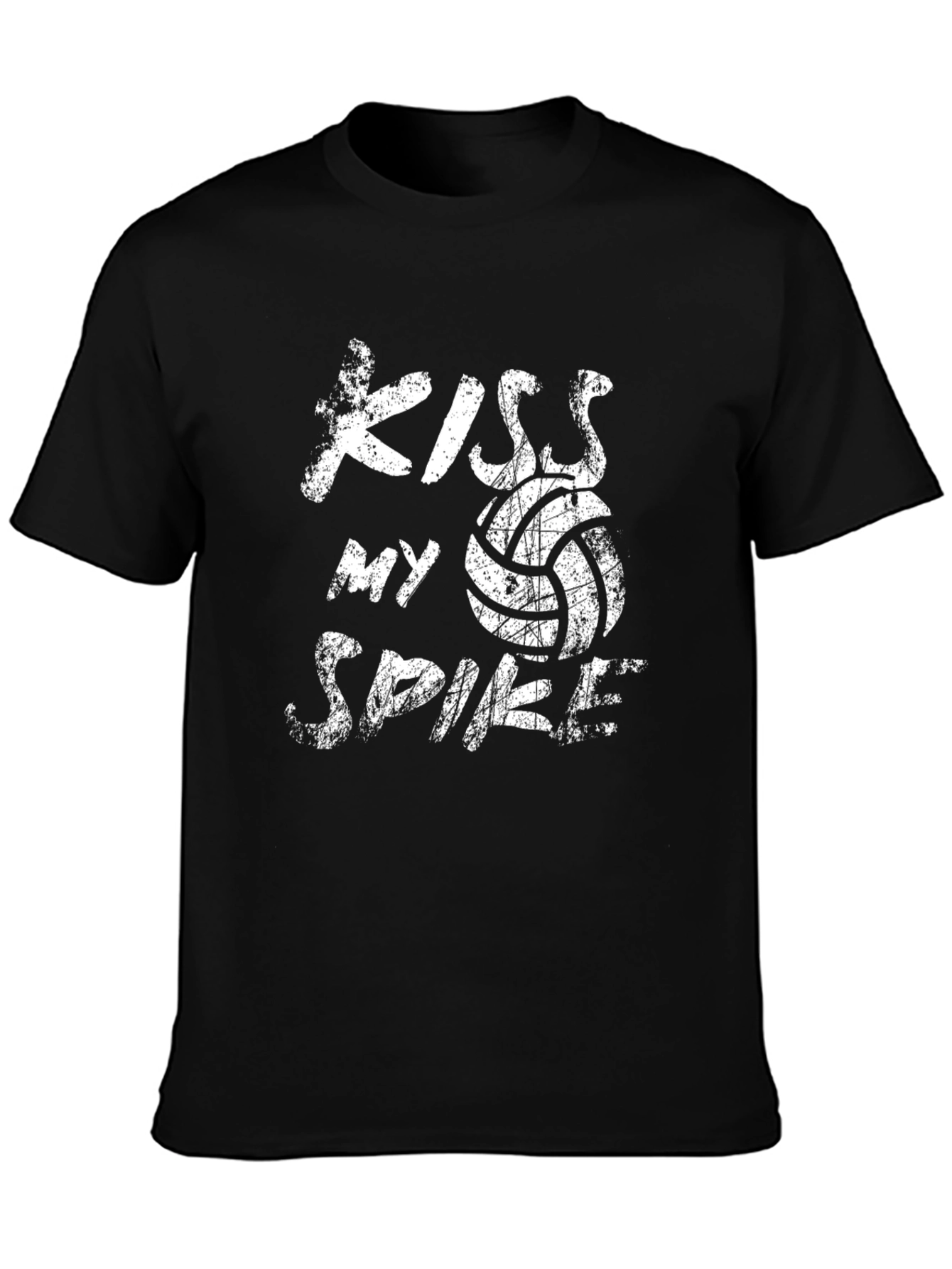Kiss My Spike Volleyball Graphic Tee
