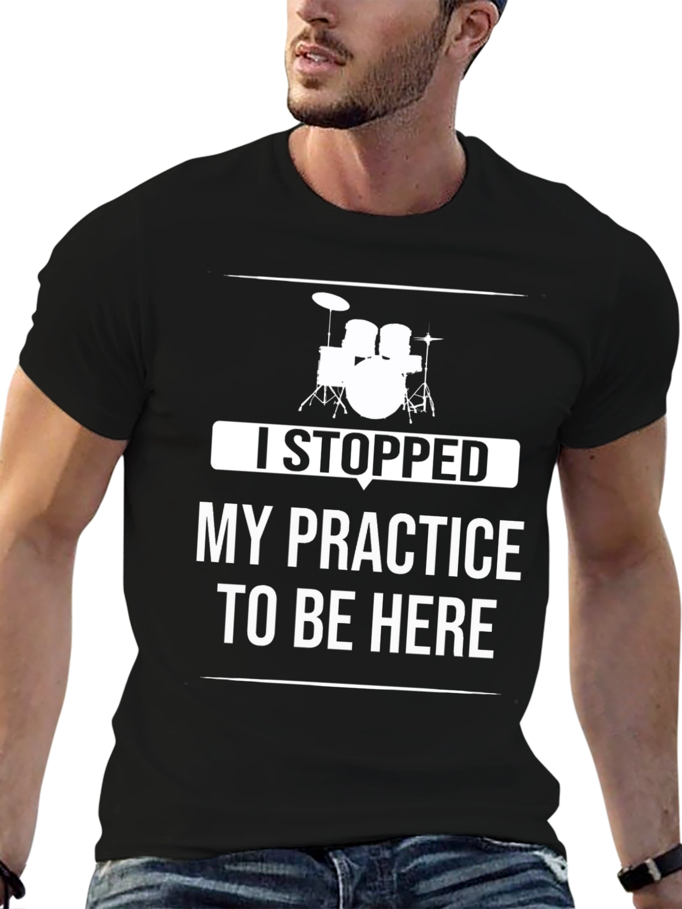 Drummer Practice Humor Tee