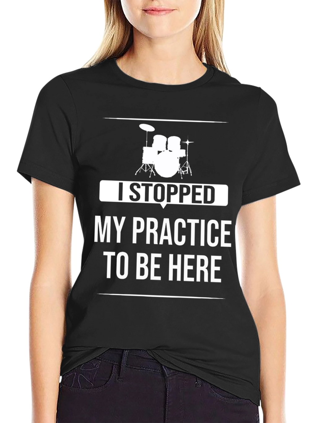 Drummer Practice Humor Tee