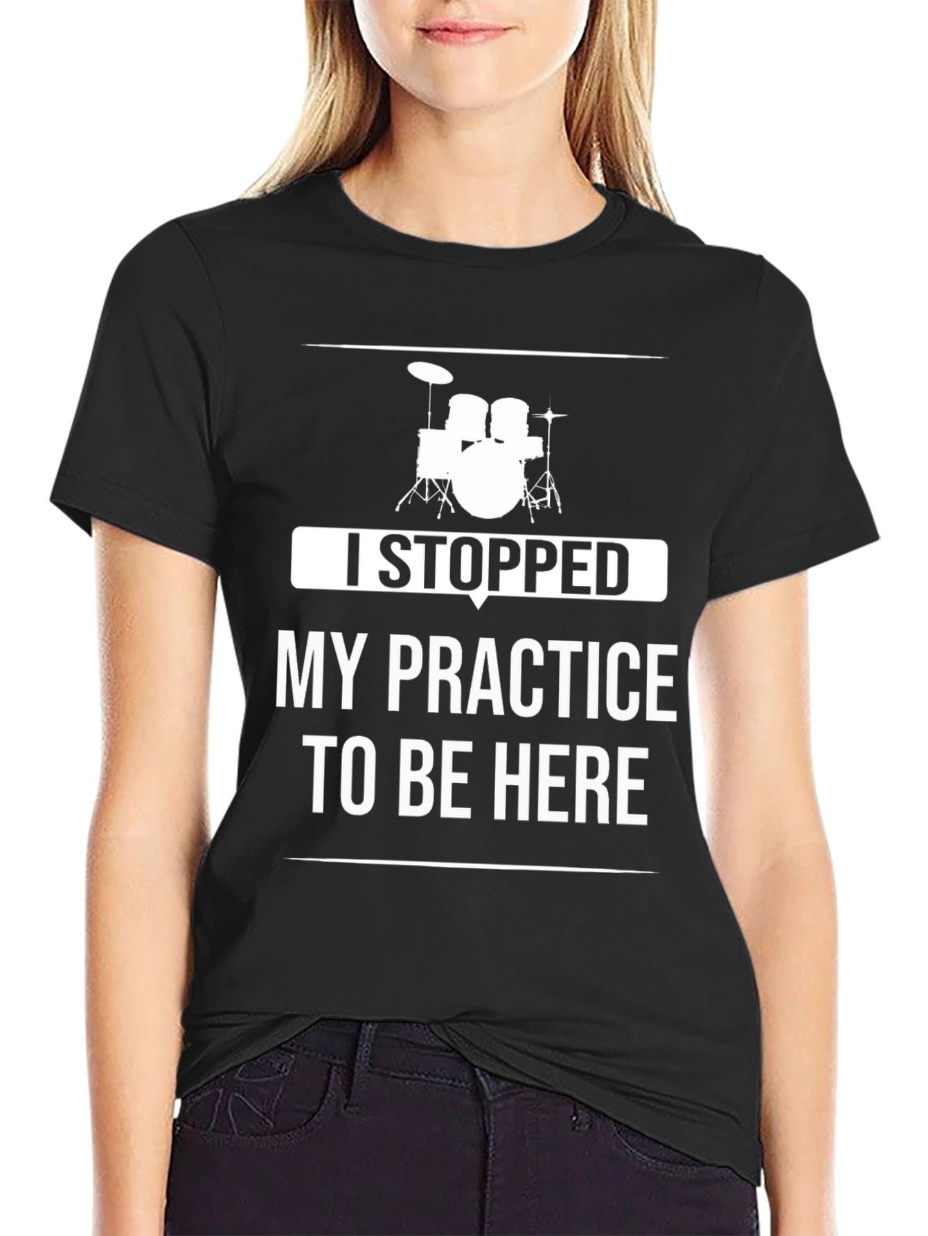 Drummer Practice Humor Tee