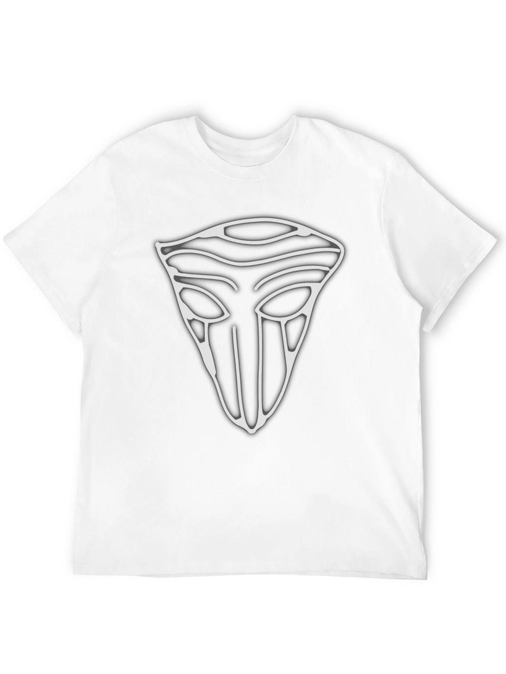 Mystic Mask Graphic Tee - Stylish Mens Black T-Shirt