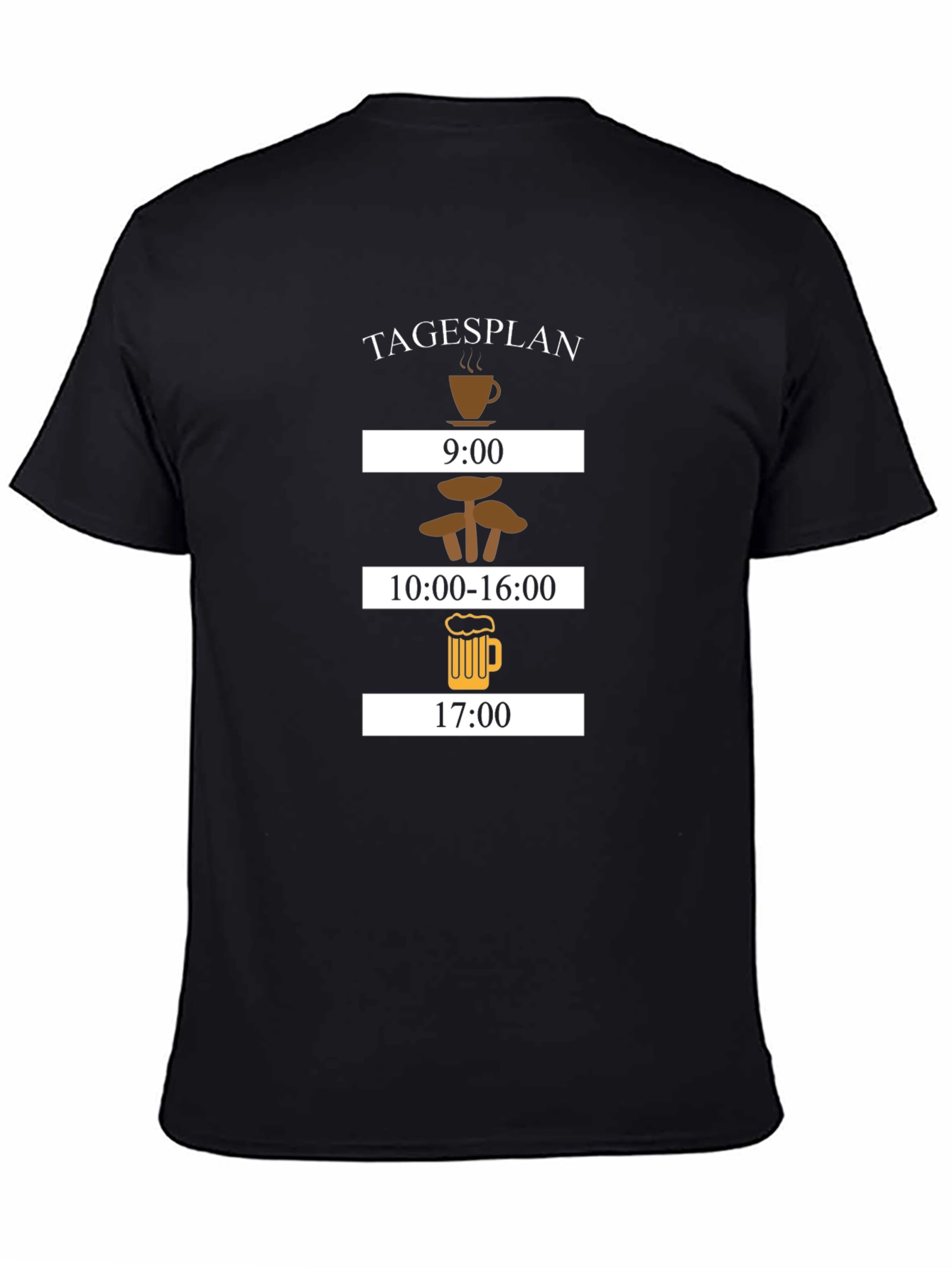 Funny Tagesplan T-Shirt - Daily Schedule