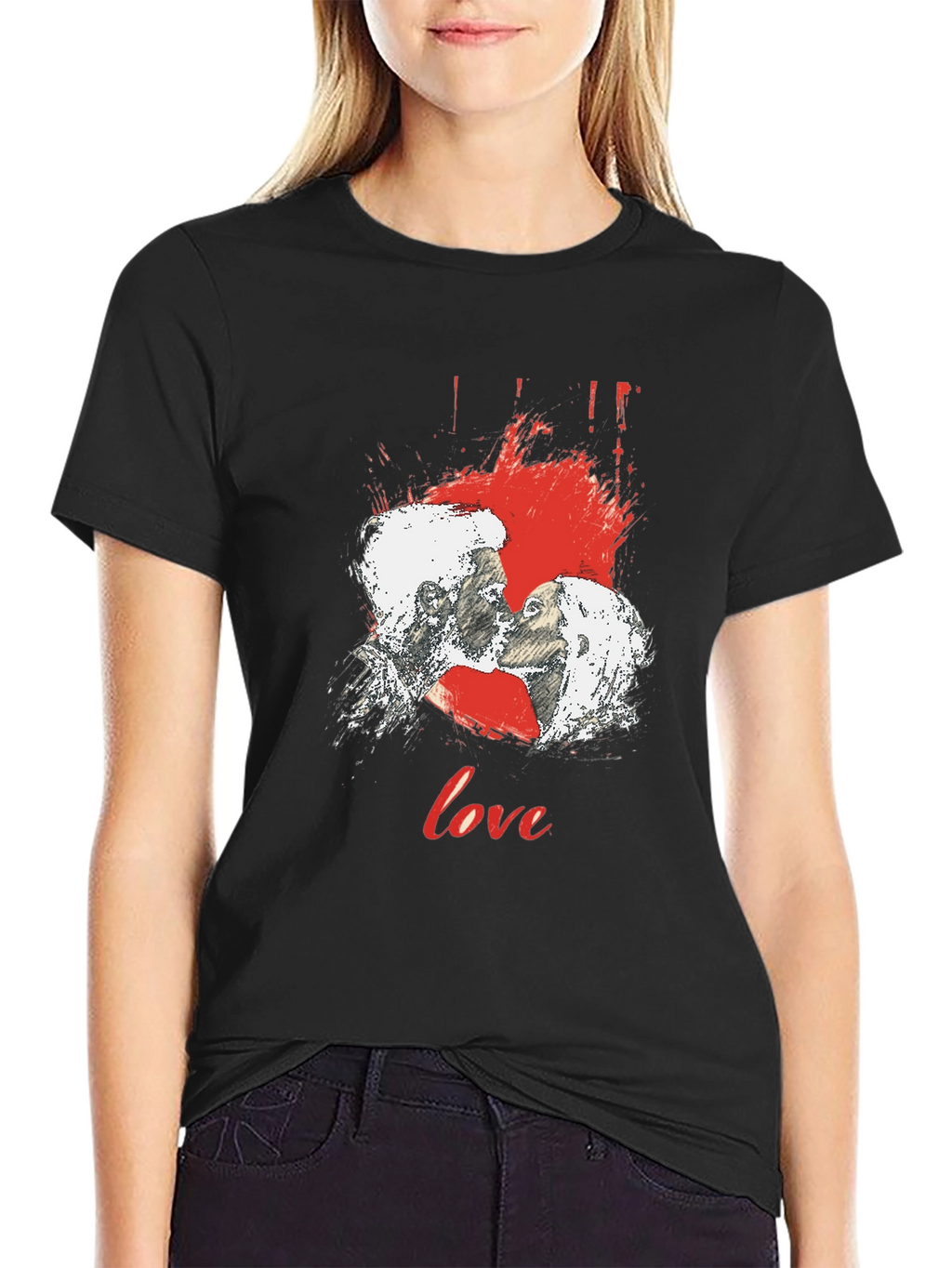 Love Kiss Graphic T-Shirt