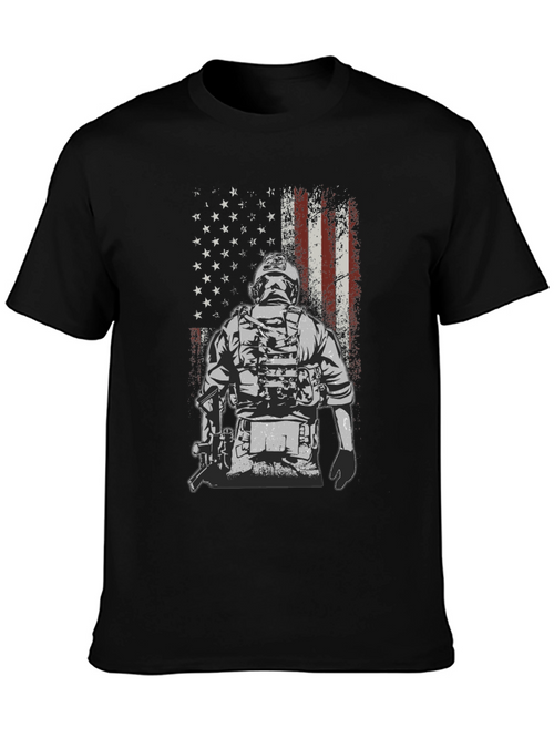 American Flag Tactical T-Shirt