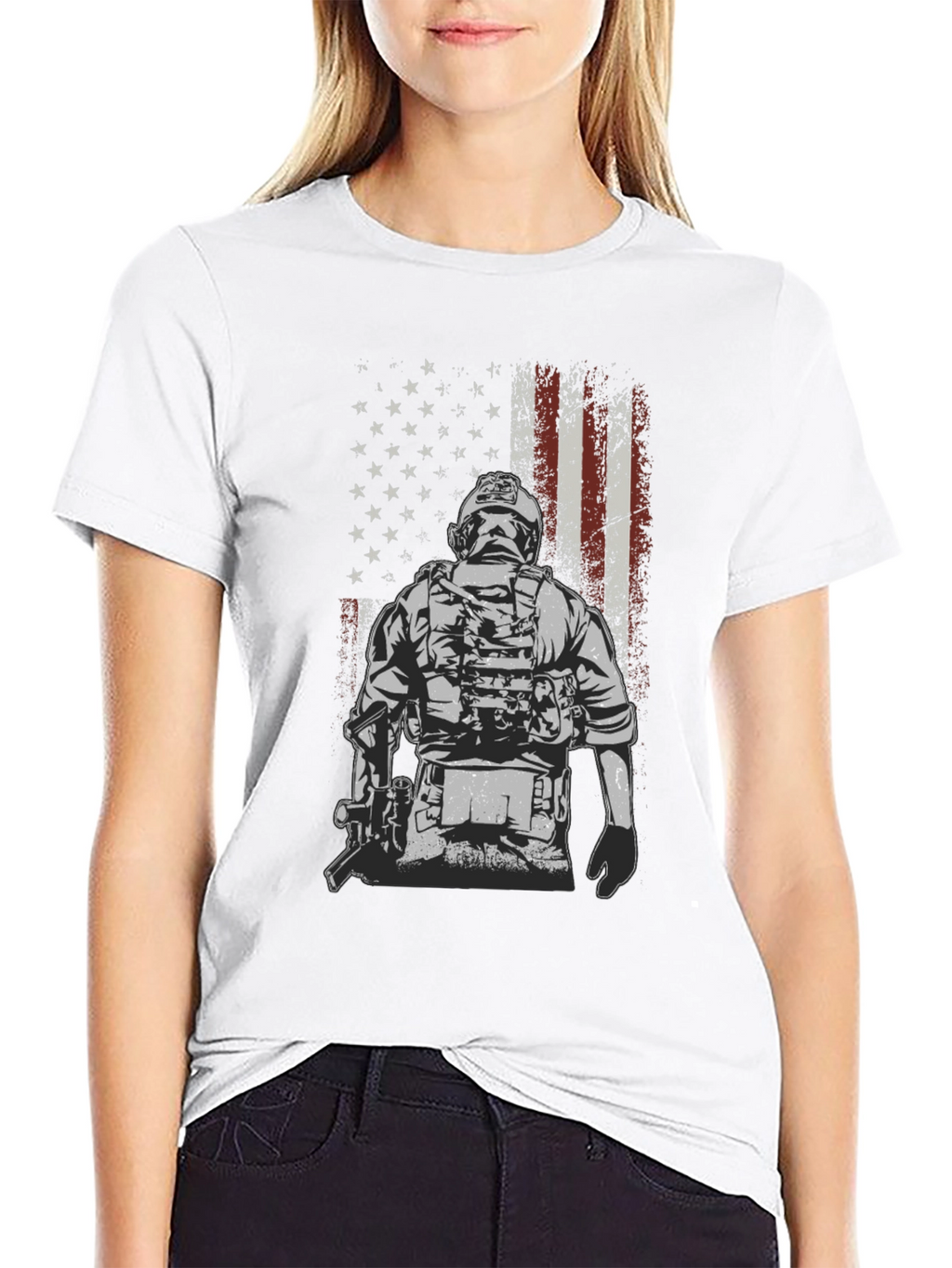American Flag Tactical T-Shirt