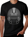 Football Helmet Graphic Tee