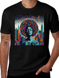 Afro Music Cityscape T-Shirt