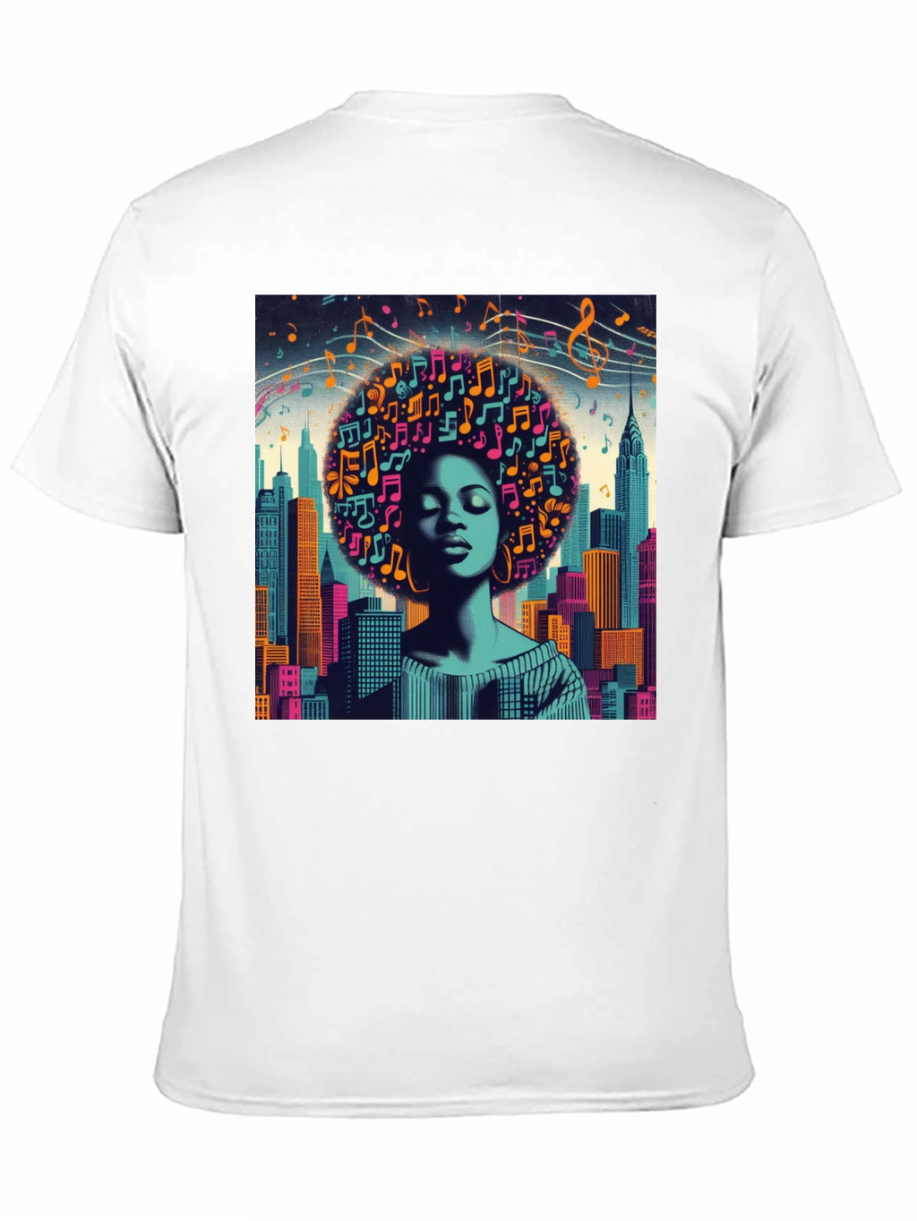 Afro Music Cityscape T-Shirt