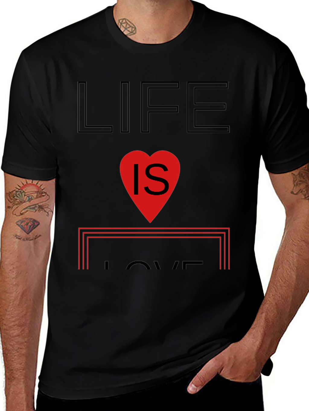 Life is Love Graphic T-Shirt