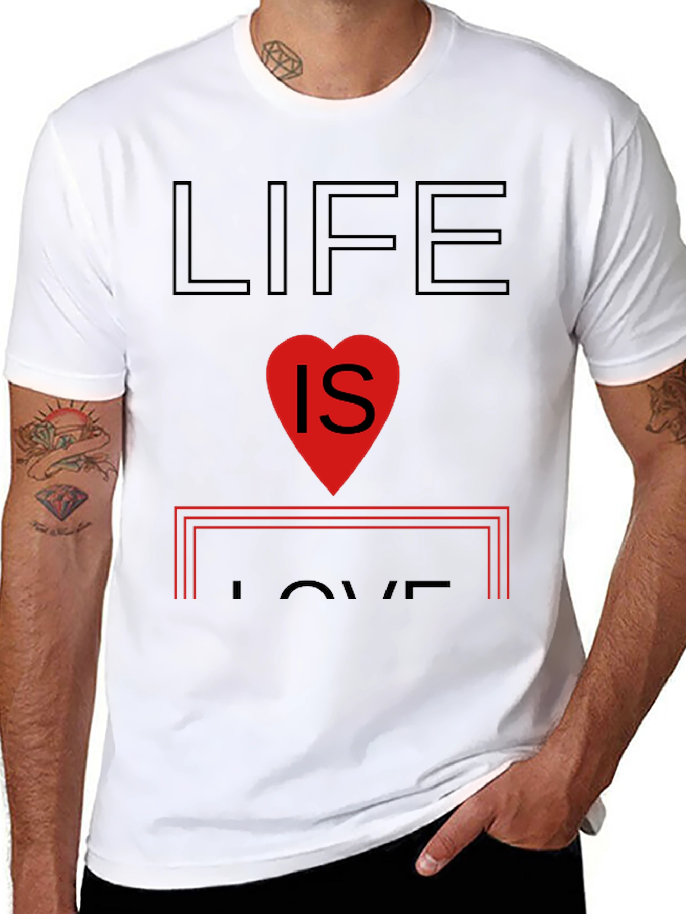 Life is Love Graphic T-Shirt