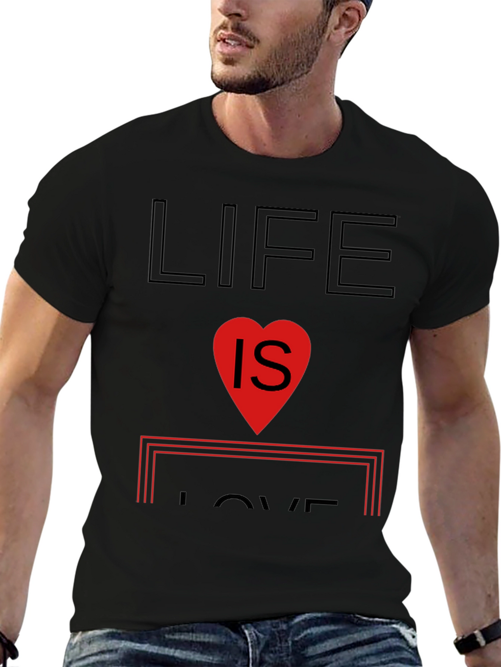 Life is Love Graphic T-Shirt
