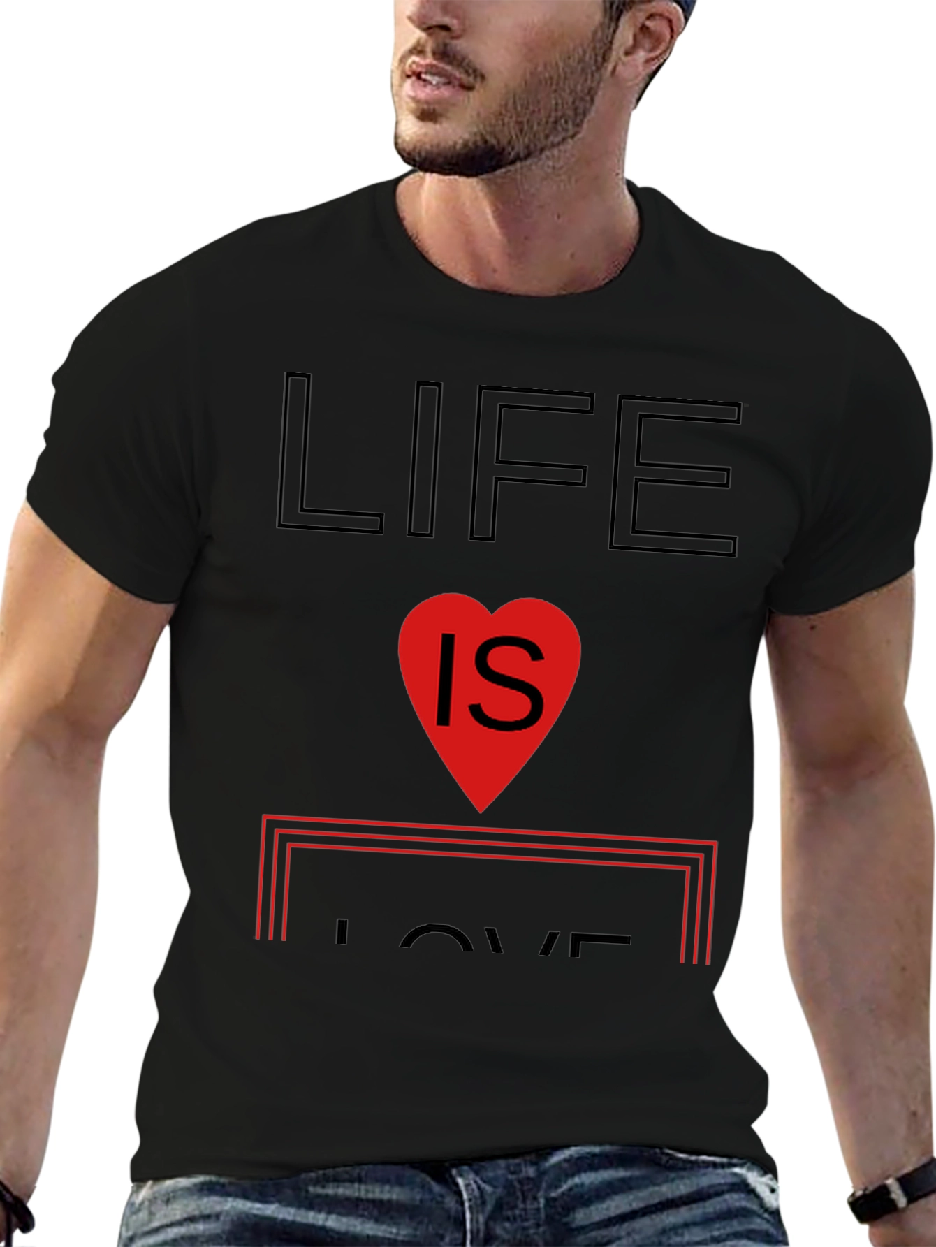 Life is Love Graphic T-Shirt
