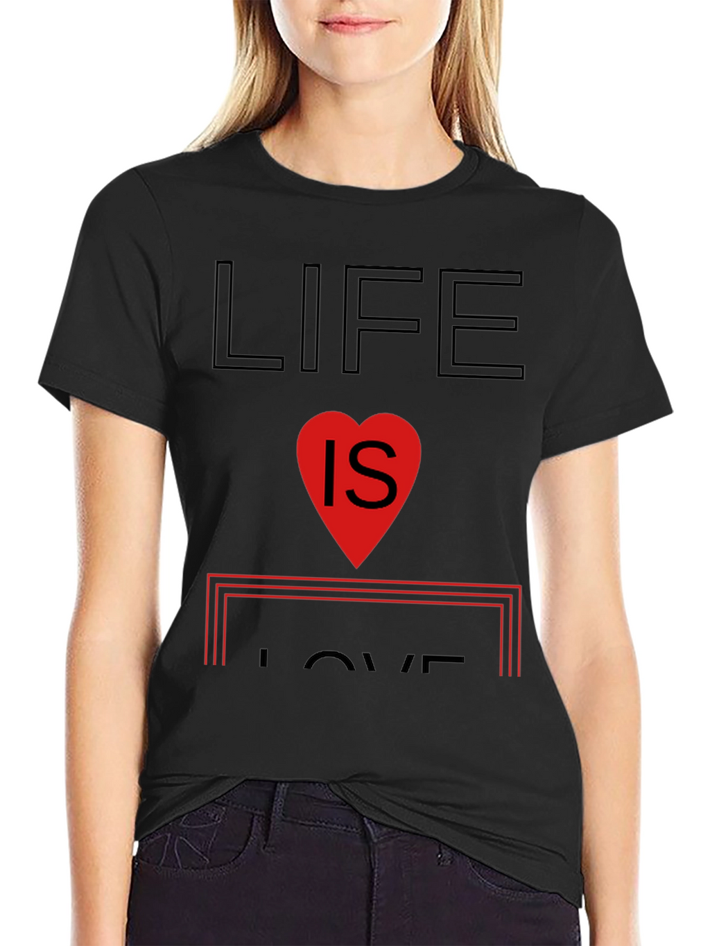 Life is Love Graphic T-Shirt