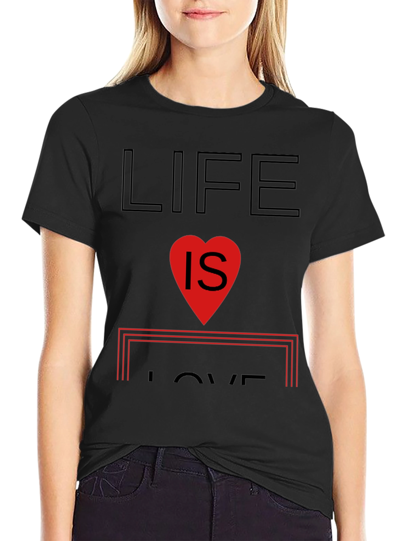 Life is Love Graphic T-Shirt