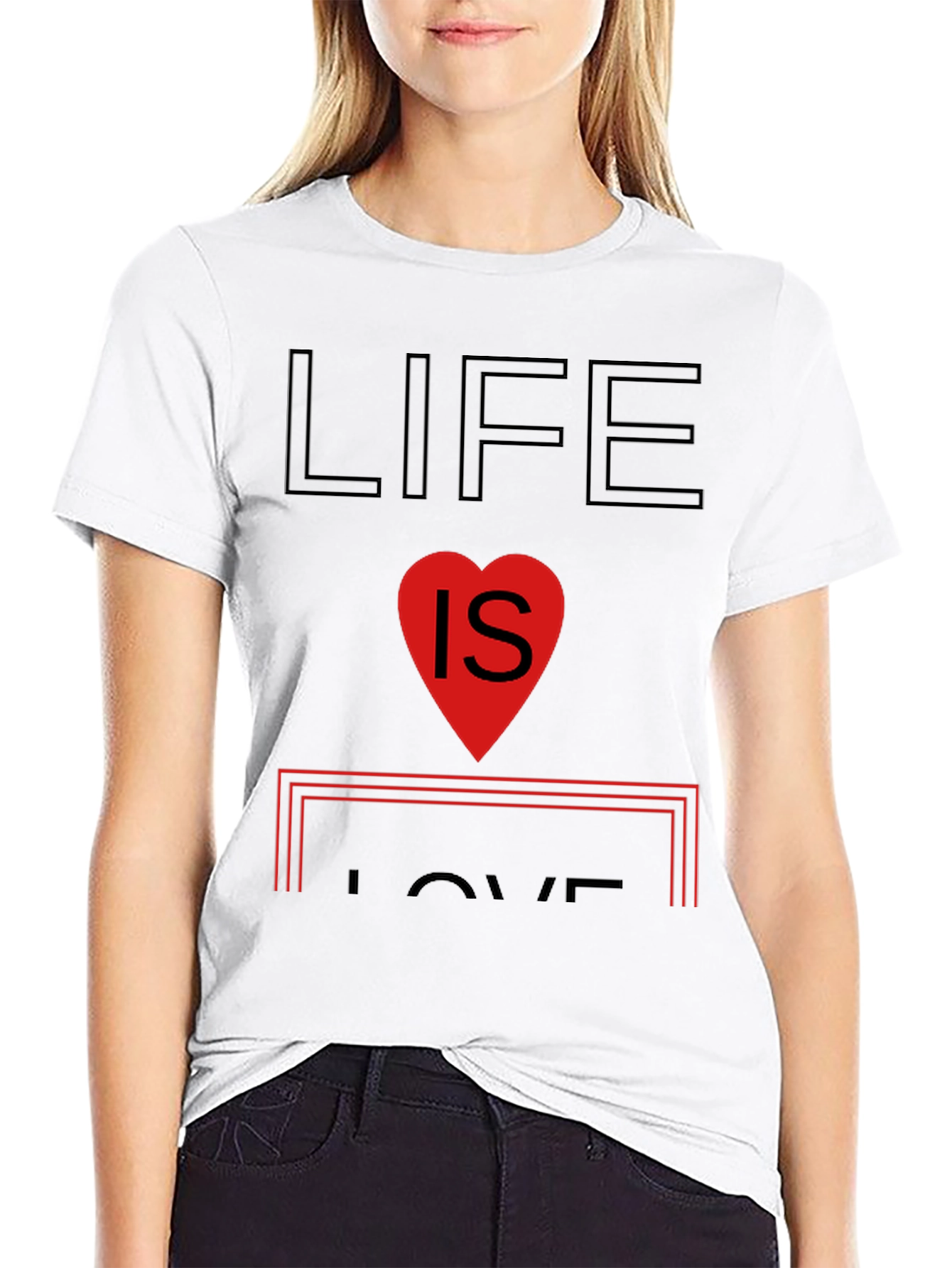 Life is Love Graphic T-Shirt