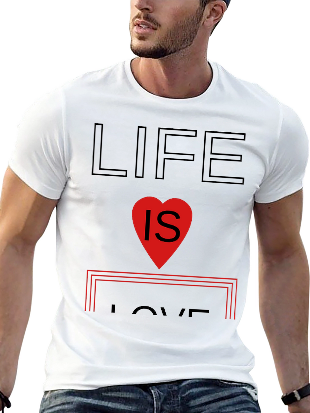 Life is Love Graphic T-Shirt