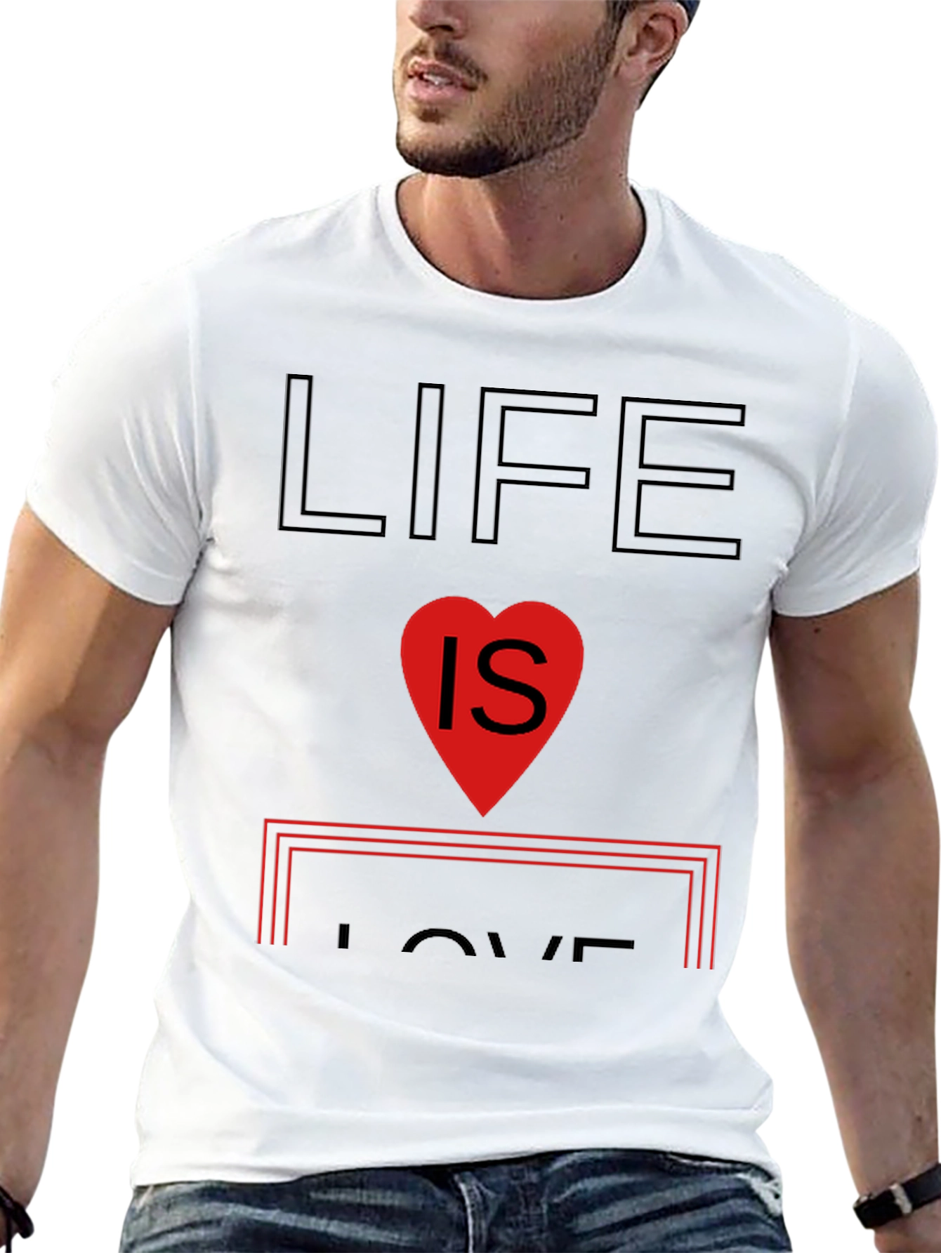 Life is Love Graphic T-Shirt