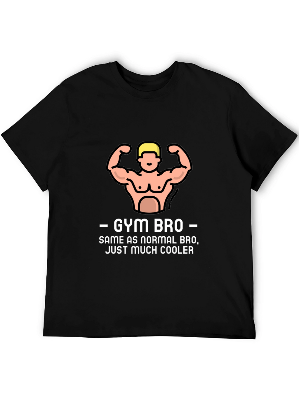 Gym Bro Graphic Tee - Cool Workout Shirt