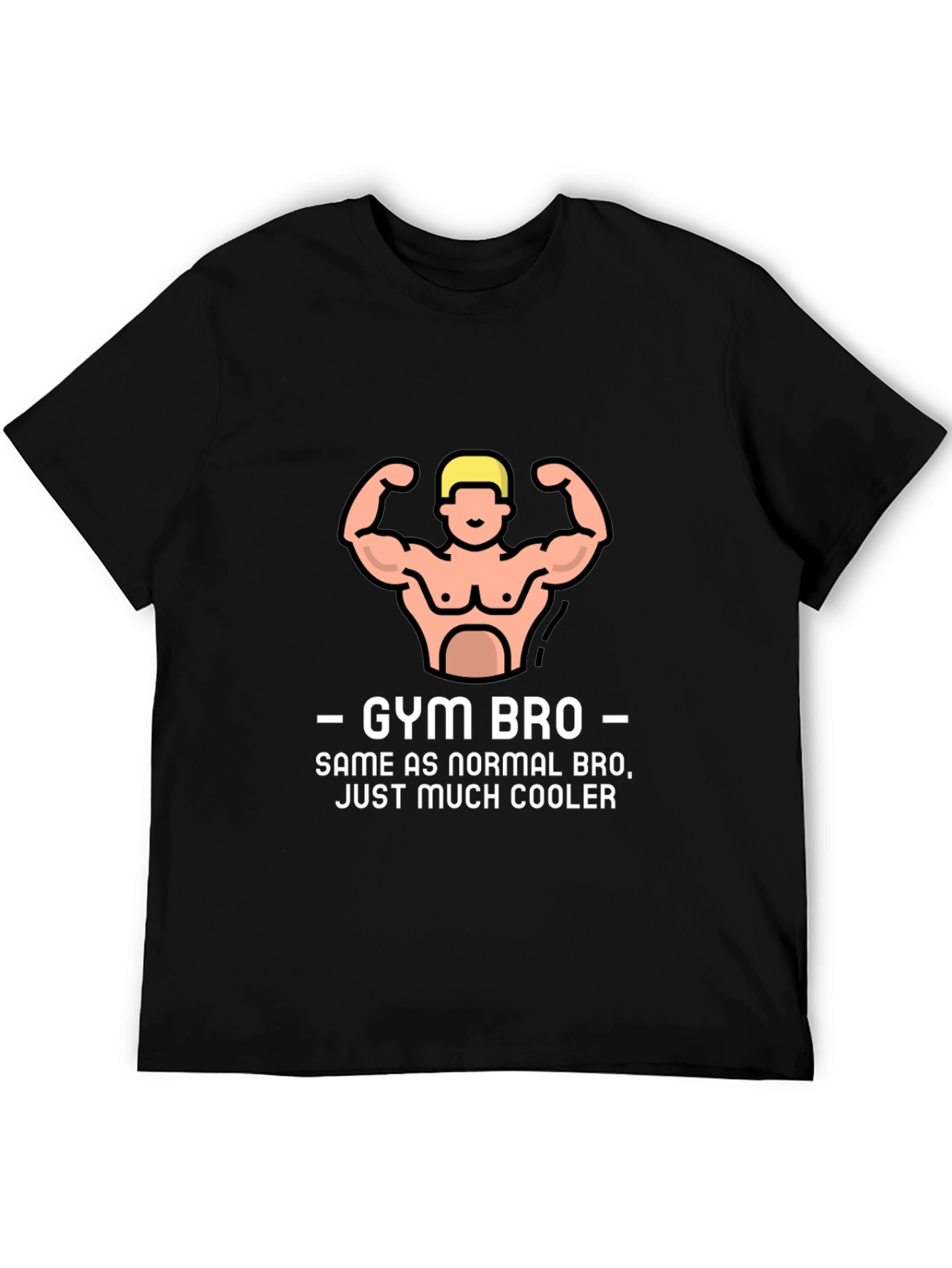Gym Bro Graphic Tee - Cool Workout Shirt