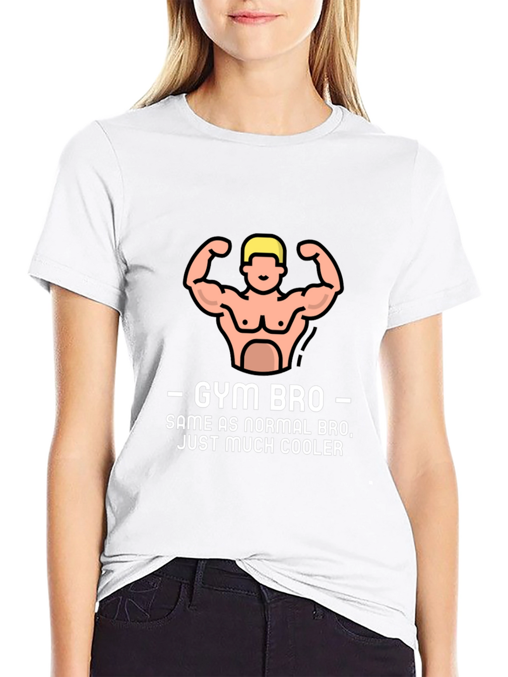 Gym Bro Graphic Tee - Cool Workout Shirt