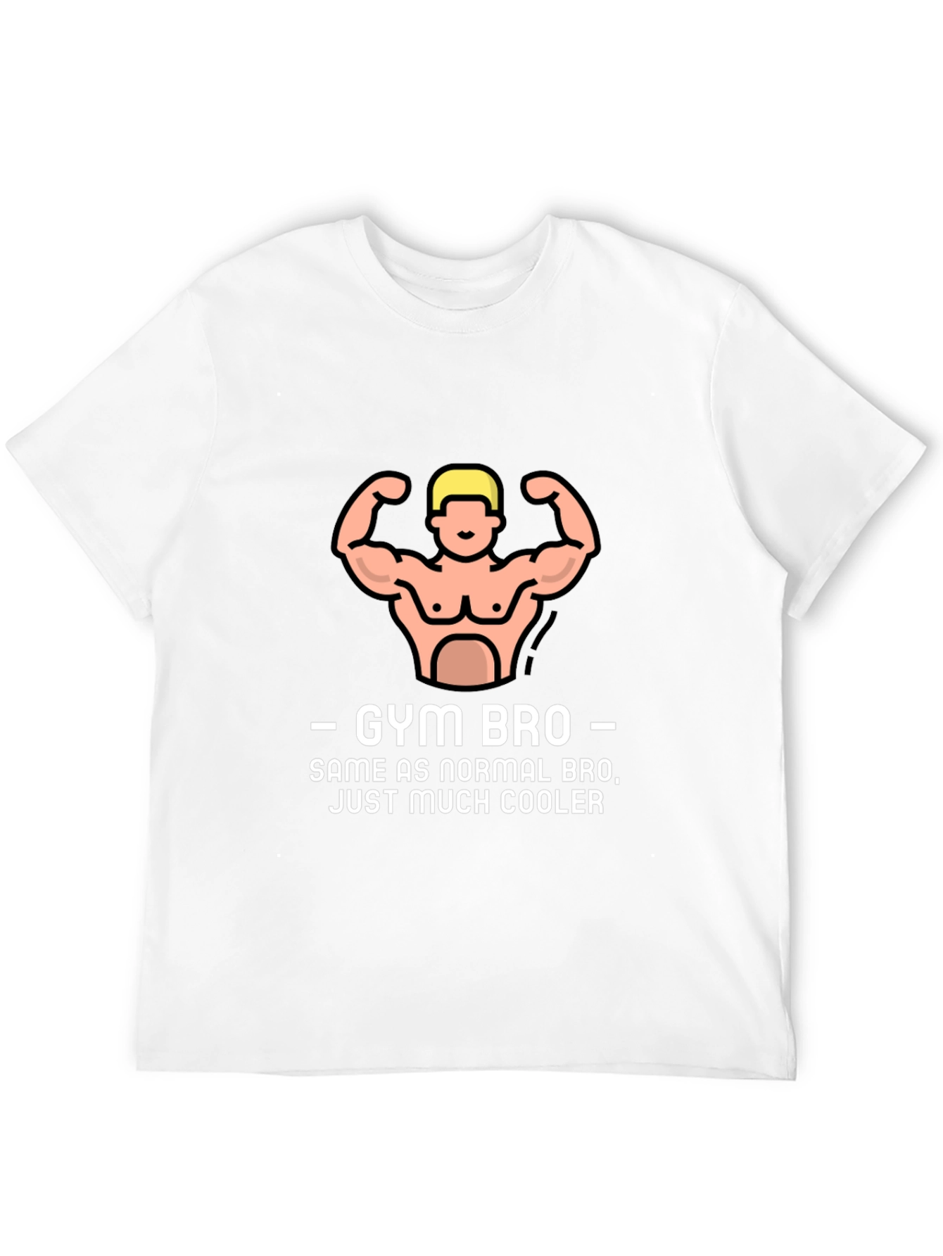 Gym Bro Graphic Tee - Cool Workout Shirt