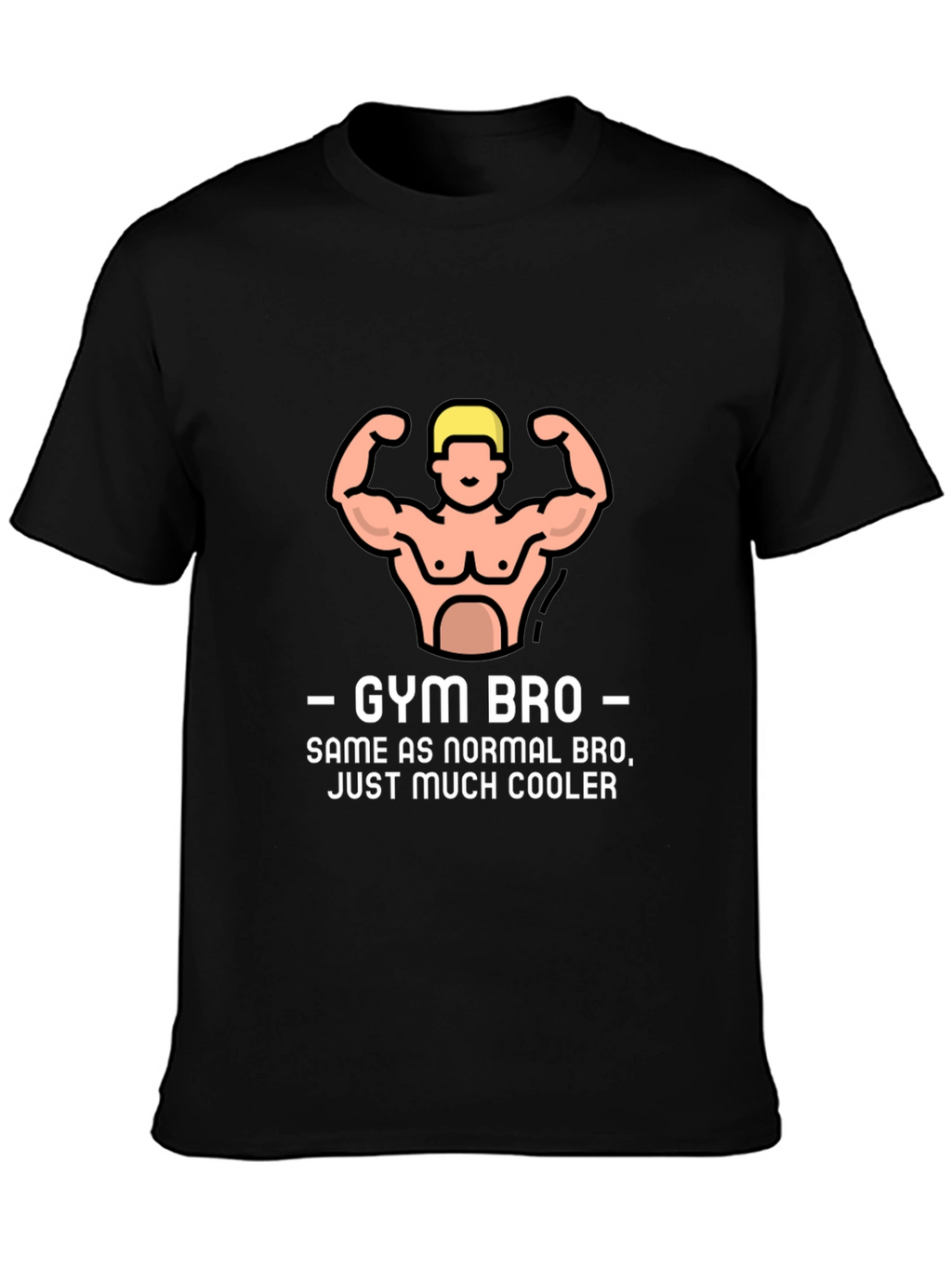 Gym Bro Graphic Tee - Cool Workout Shirt