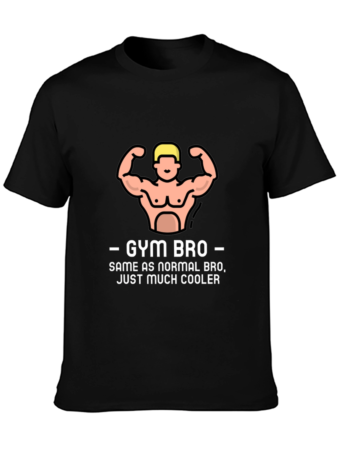 Gym Bro Graphic Tee - Cool Workout Shirt