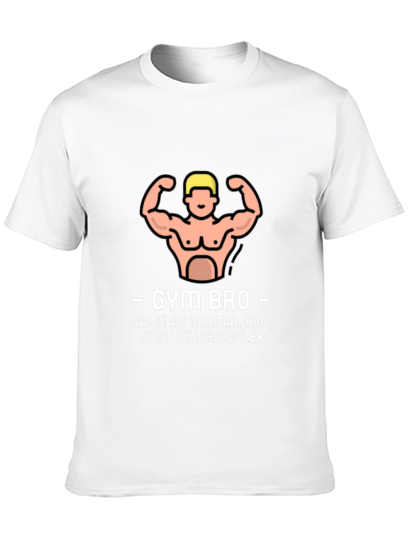 Gym Bro Graphic Tee - Cool Workout Shirt